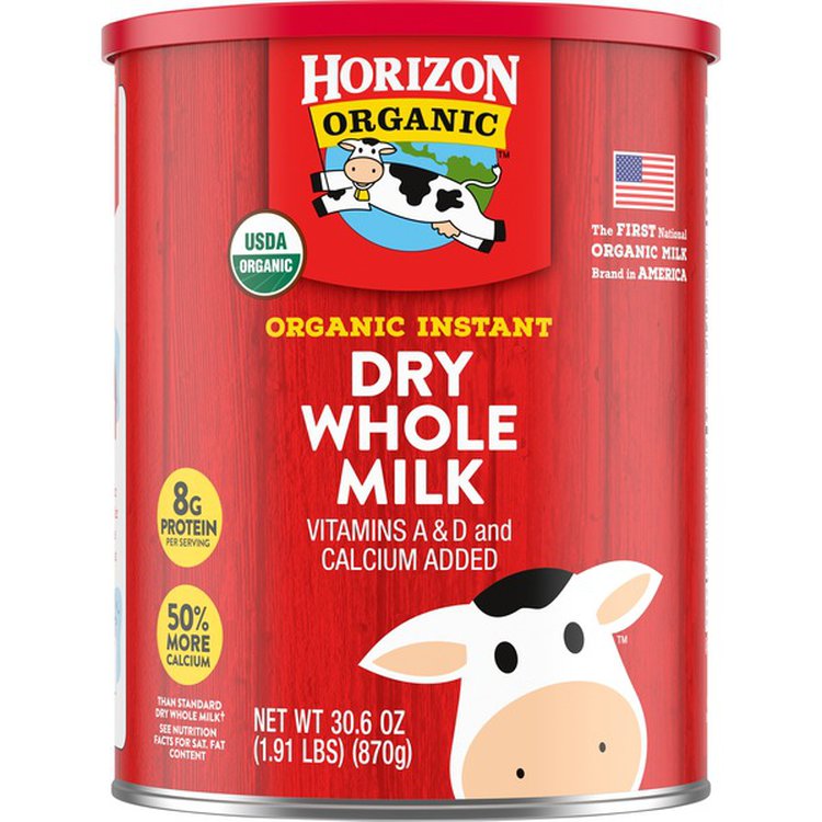 Whole Milk Dry Instant Organic 30.6oz (Red Can)